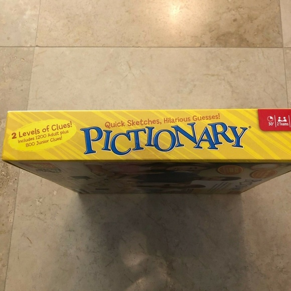 NEW Pictionary Family Board Game by Mattel - Picture 3 of 3